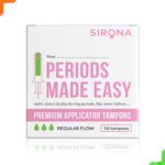 Sirona Regular Flow Premium Applicator Tampons MEDF