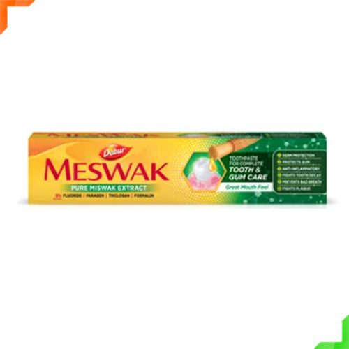 Dabur Meswak Pure Miswak Extract Complete Tooth & Gum Care Toothpaste (200gm)