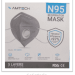 Amtech N95 Respirator Mask 5 Layer Filteration FDA CE