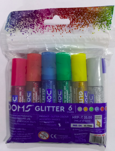 DOMS GLITTER COLOUR 6 SHA