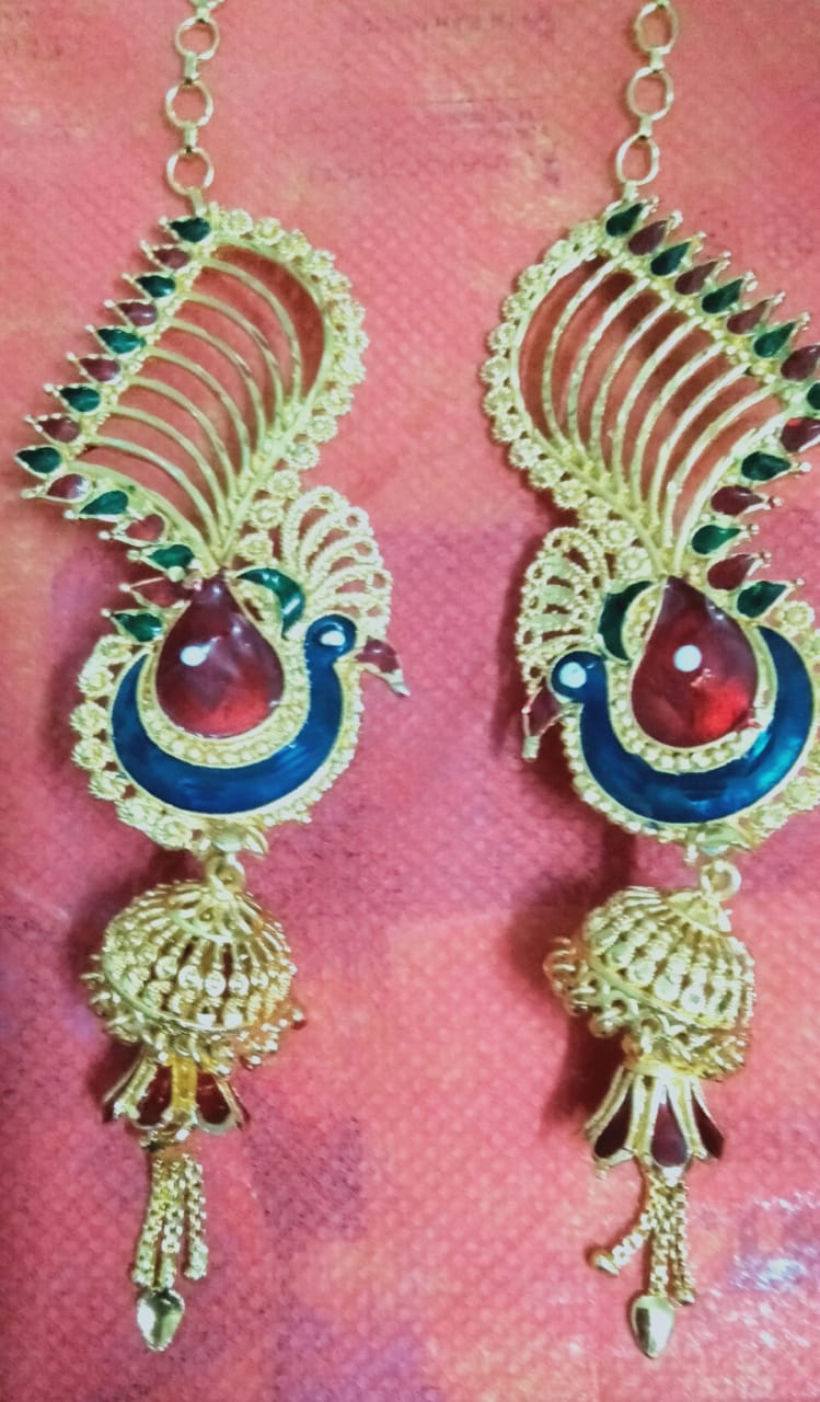 Earring Mayur Gold Plated