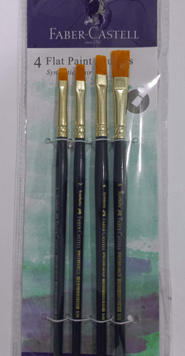 FC PAINTBRUSH SYNT SET4 W