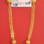 Long Necklace 18 inches Manipuri Gold plate