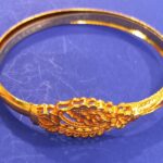 Nuya Bracelet gold plated with PAN design