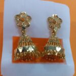 Jhumka with Cone drop gold plated