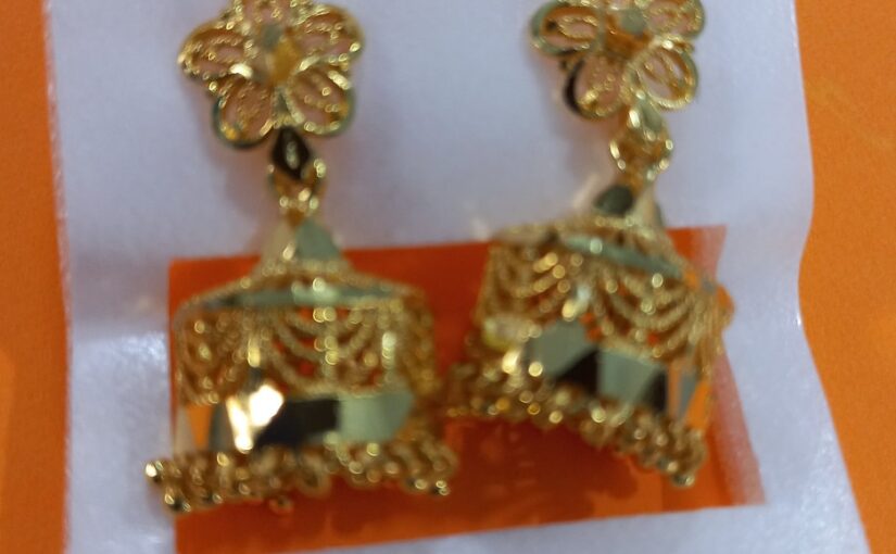 Jhumka Round gold plated