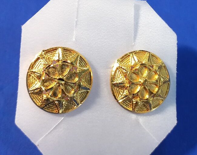 Gold plated Tops Earrings