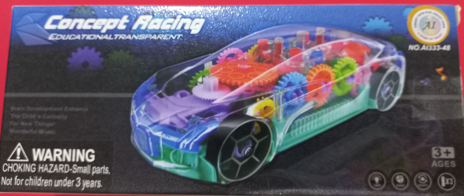 Concept Racing Car Toy for Age 3+