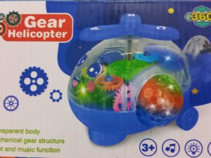 Gear Helicopter Toy for Age 3