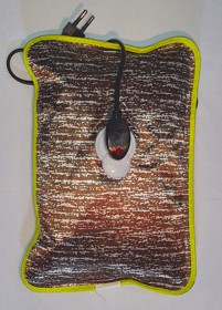 Hot water bag Brown light with wired charger  included