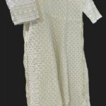 Beautiful Phulkari Gown Dress rare collection on white