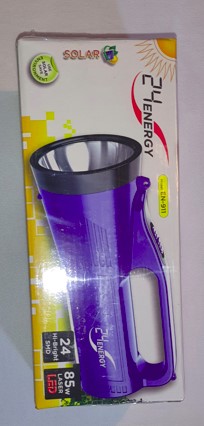 Rechargeable Torch Light Blue color