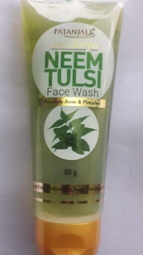 Patanjali Saundarya Neem and Tulsi Face Wash Gel – 60 gm