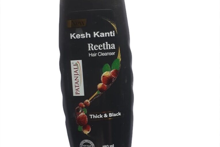 Patanjali Kesh Kanti Reetha Hair Cleanser Thick and Black – 180 ml