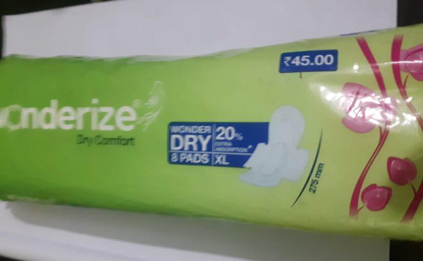 Wonderize Sanitary Napkin 8 Pad Soft