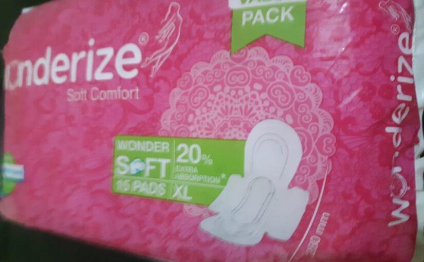 Wonderize Sanitary Napkin 15 Pad Soft