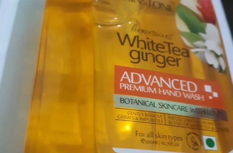 Skinstone Hand Sanitizer White Tea Ginger