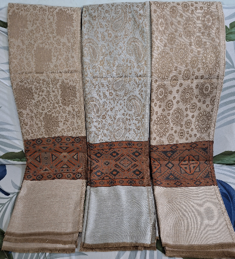Pashmina Shawl Gray