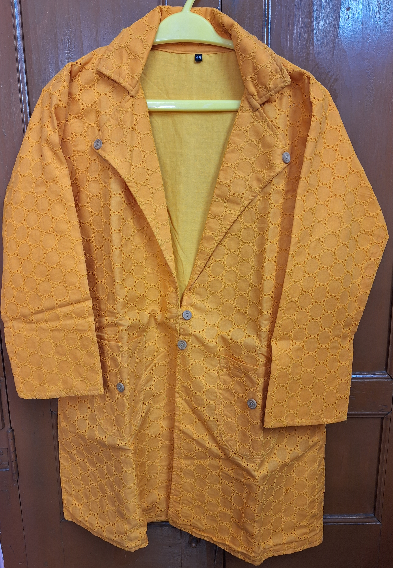 Hacoba Poplyn Ladies Coat Jacket with Sleeves