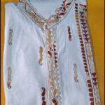 Kantha Stitch Punjabi Special Offer (White)