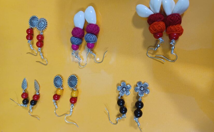 Earring Shnonajhuri Handmade Dool