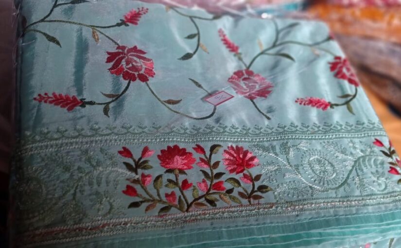 Chikankari Saree Embroidari