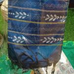 Kesh Kantha Saree Blue and Green