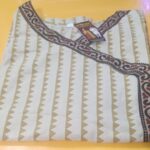 Ajrak Par Top Short Kurti